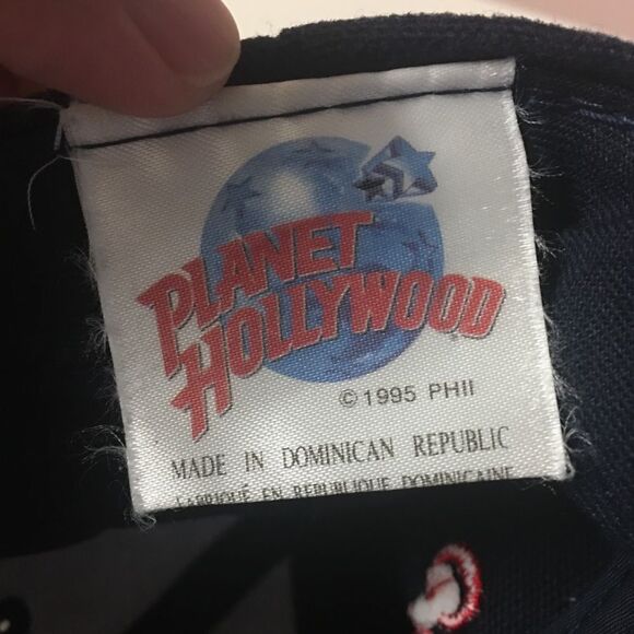 Vintage Planet Hollywood Black Baseball Cap - Picture 7 of 8
